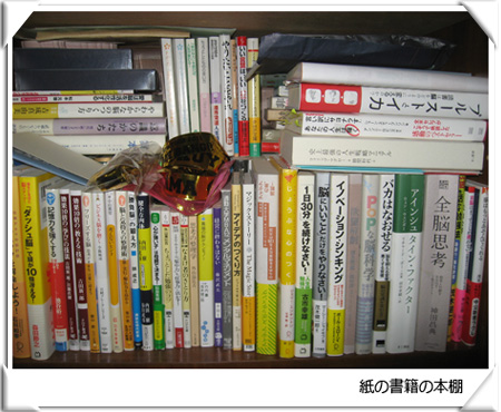 茂木葉子　紙の書籍本棚